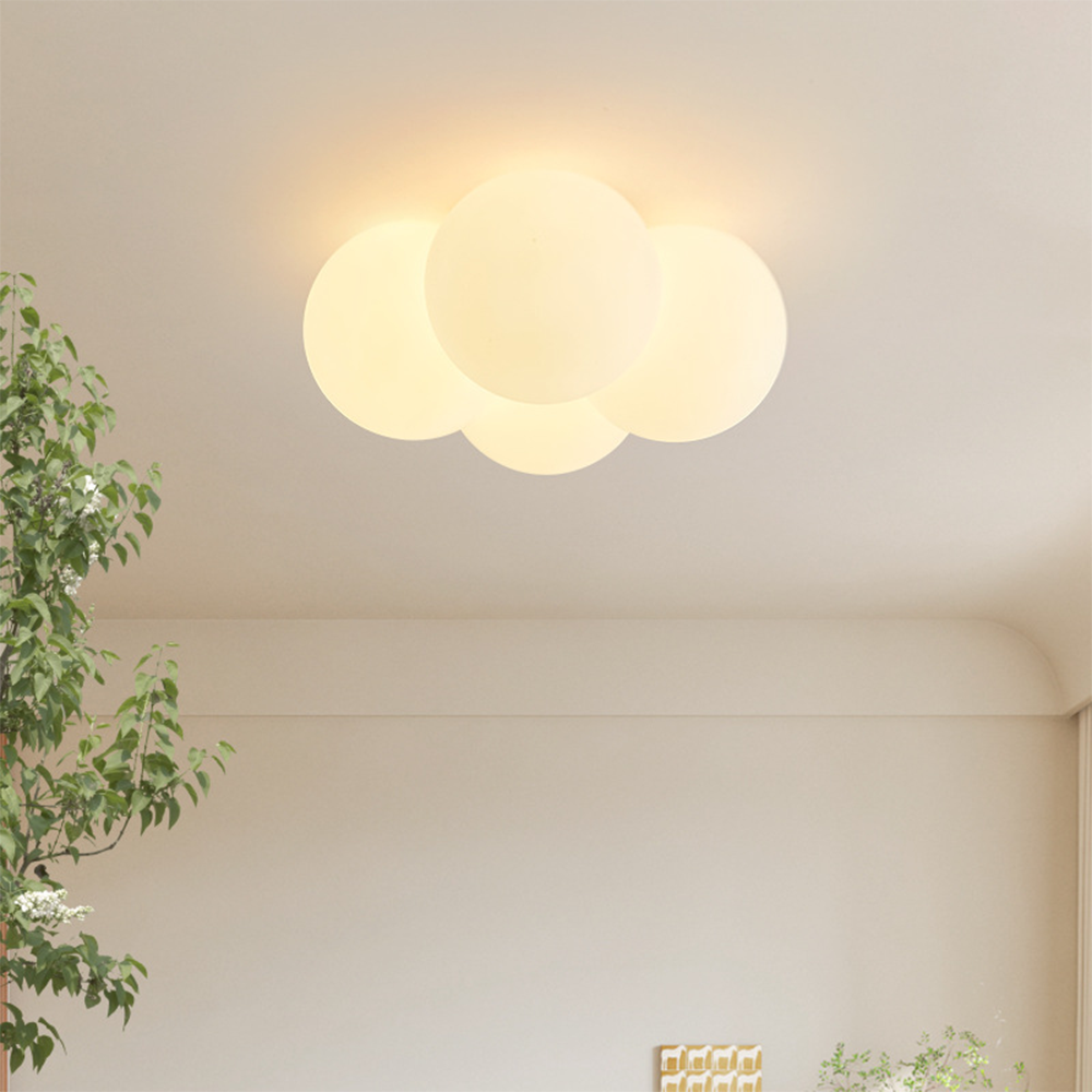 Nordic Cloud LED Ceiling Lights - Warm Ambient Lighting for Stylish Home Interiors and Modern Spaces