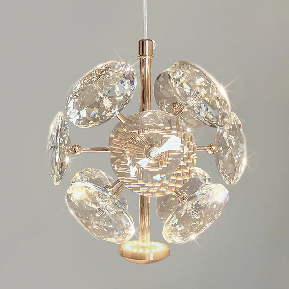 Elegant Modern Crystal Pendant Light Fixture for Contemporary Home Décor – Stylish Illumination for Living Room and Dining Area