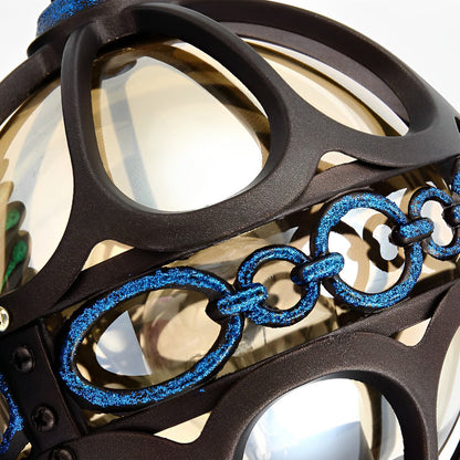 Applique murale extérieure avec design vintage paon