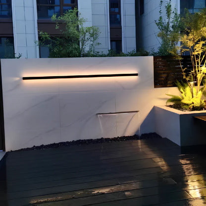 Outdoor Wall Light Aluminium Modern LED Sconce