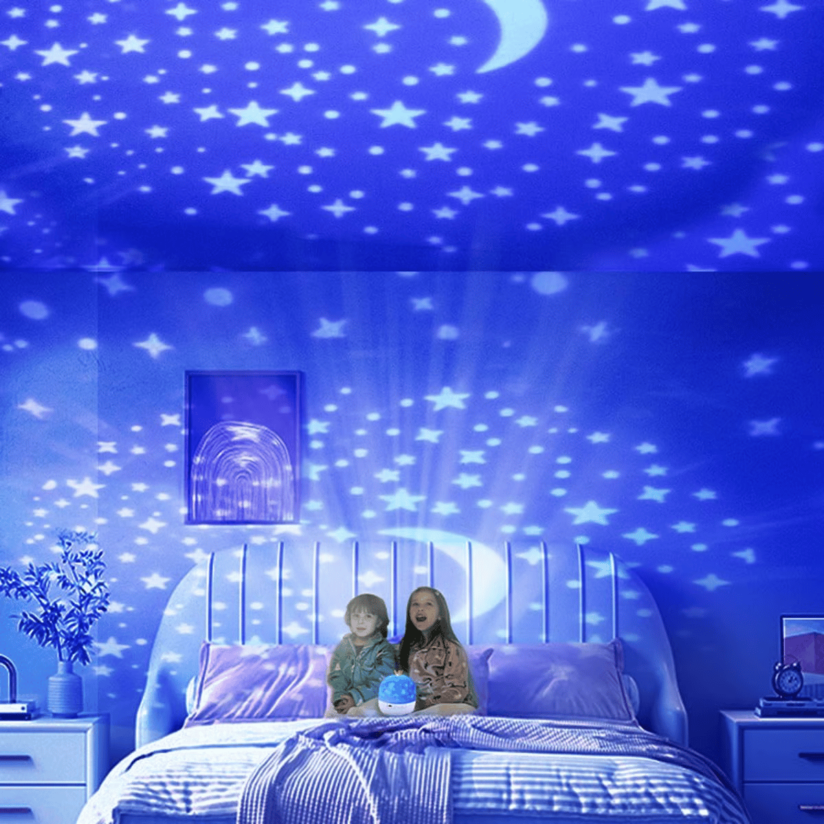 StarryWorld – 15-Scene Kids Projector Night Light