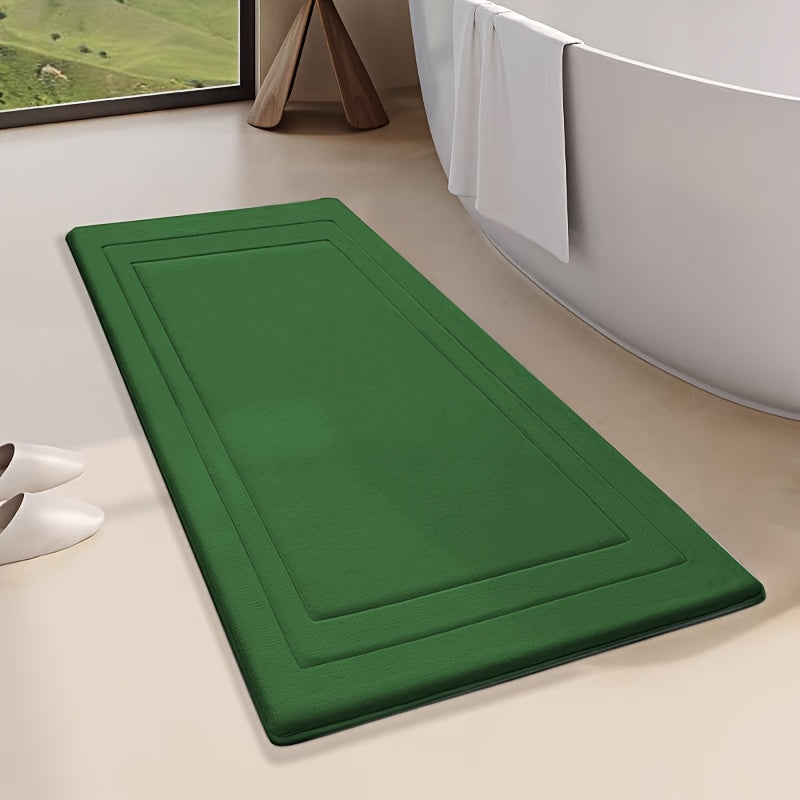 Alfombrilla de baño con acolchado de espuma viscoelástica para mayor comodidad