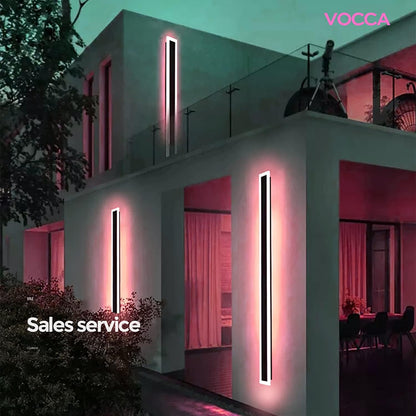 Outdoor LED Wall Light Modern Dimmable Strip
