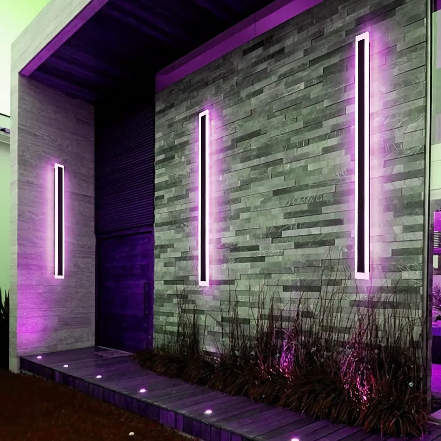 Outdoor LED Wall Light Modern Dimmable Strip