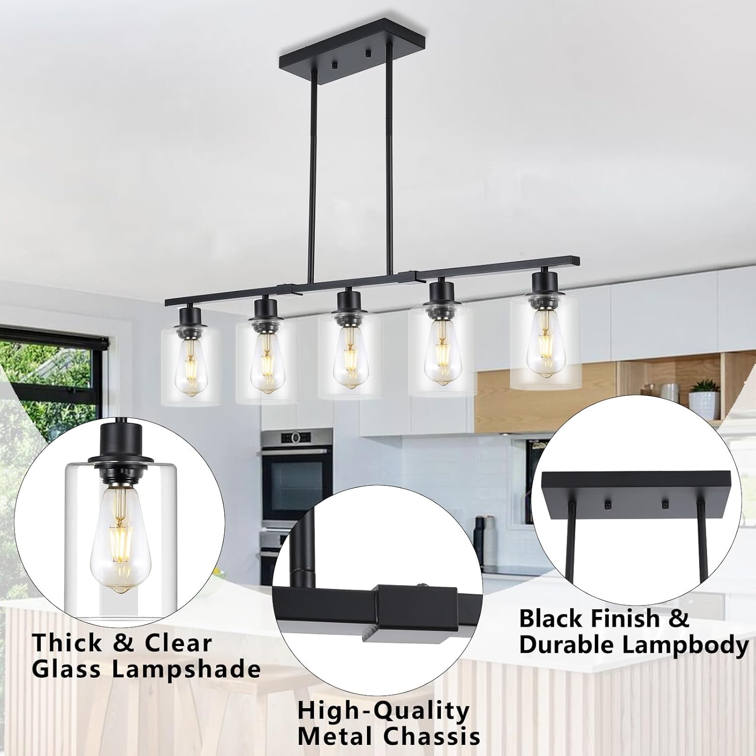 Vintage-Inspired Black Ceiling Lights for Living Rooms - Elegant Lighting Fixtures to Enhance Your Home Décor