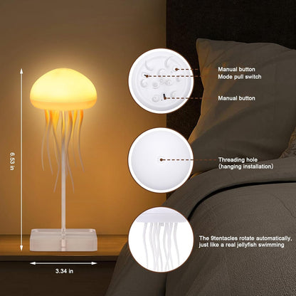 LED Mood Lamp | Lifelike Jellyfish Light for Bedroom