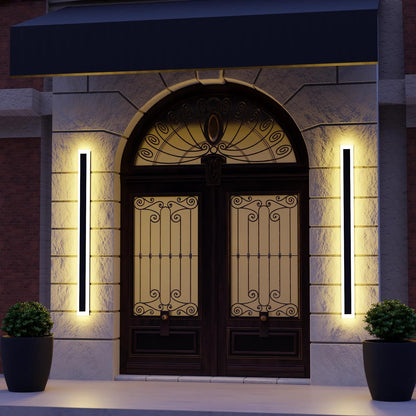 Outdoor LED Wall Light Modern Dimmable Strip