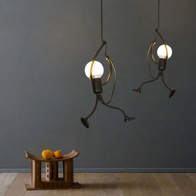 Lampada a sospensione moderna in metallo da soffitto