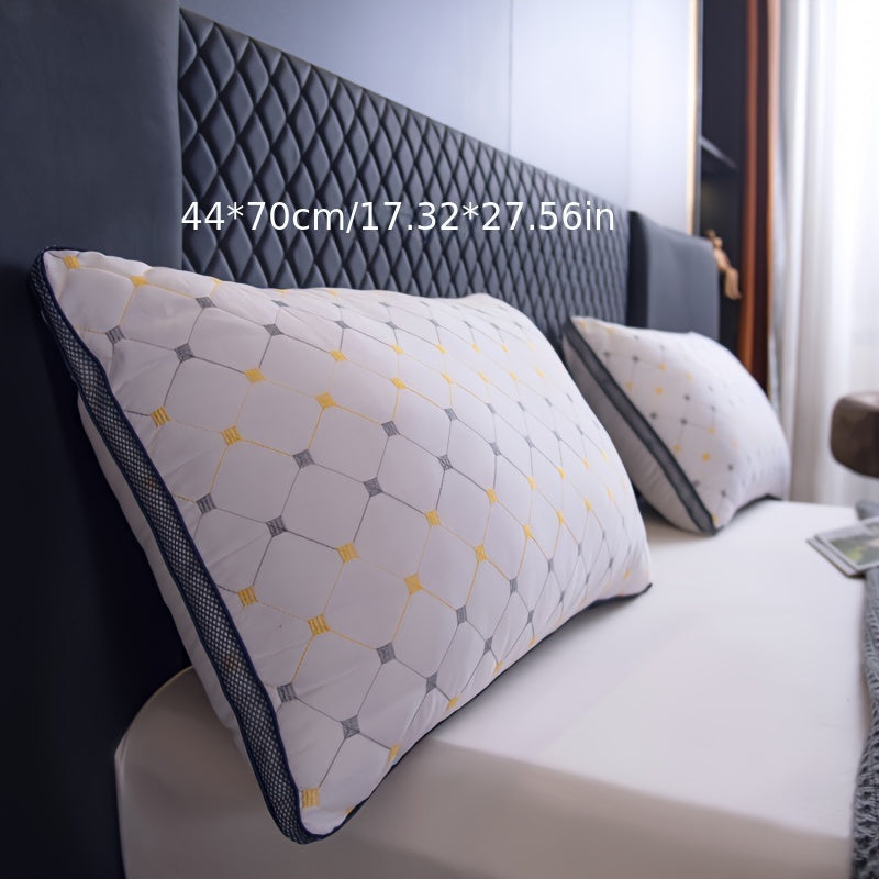 DreamNest - Almohada de soporte para el cuello suave y transpirable para quienes duermen de lado y boca arriba