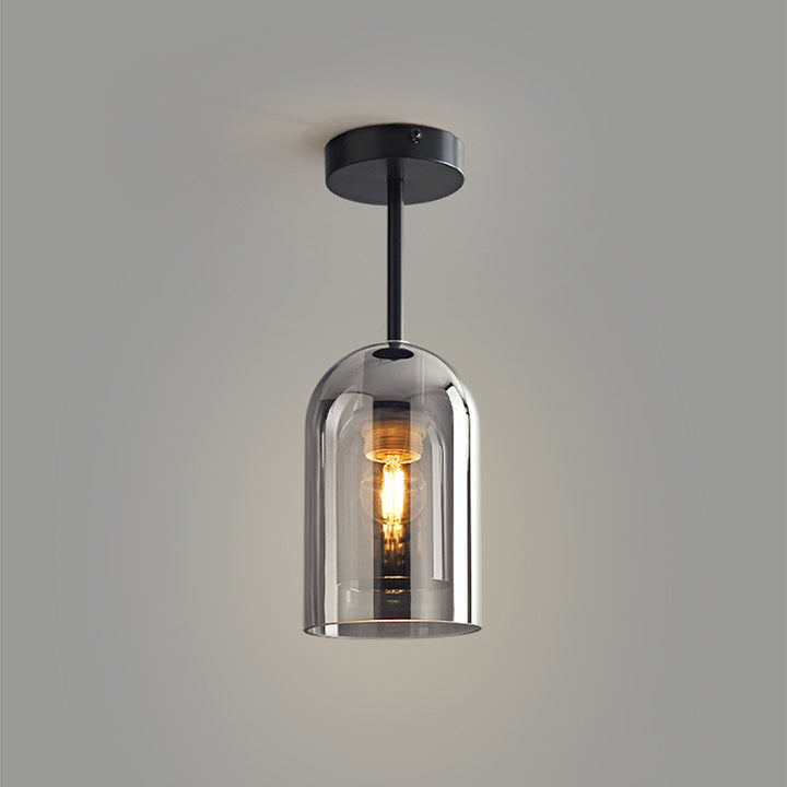 Elegant Clear Glass Pendant Light for Hallway - Stylish Ceiling Fixture to Illuminate Your Home with Modern Charm