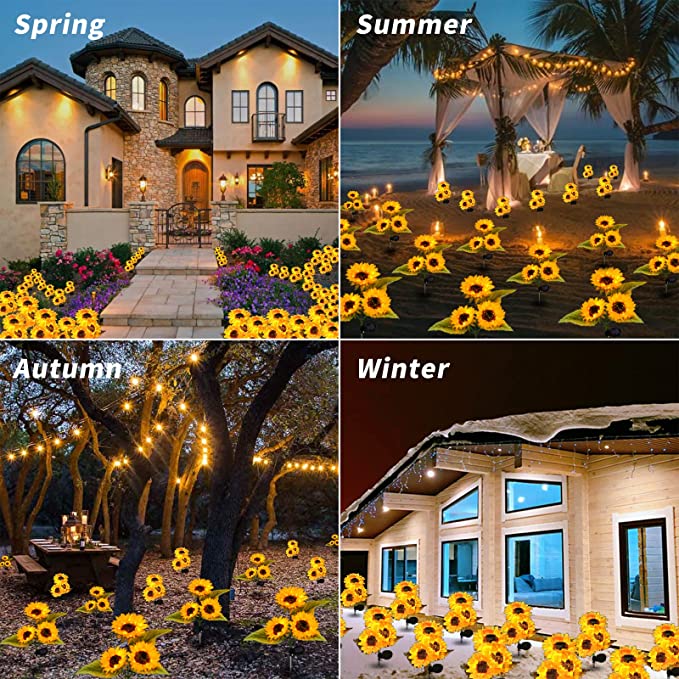 GlowBloom – Solar Flower Garden Lights