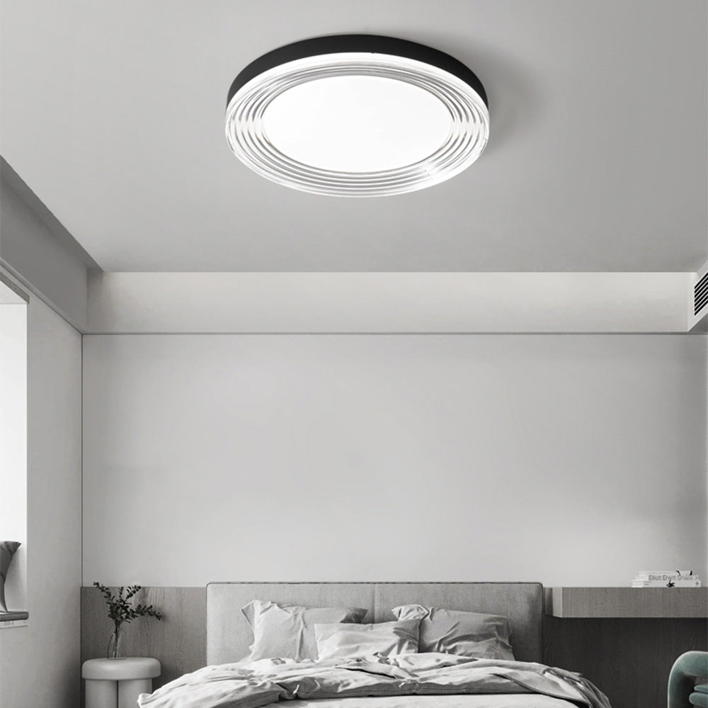 Nordic Style LED Round Ceiling Light for Bedroom - Modern Illumination Fixture for Home Decor and Ambient Lighting