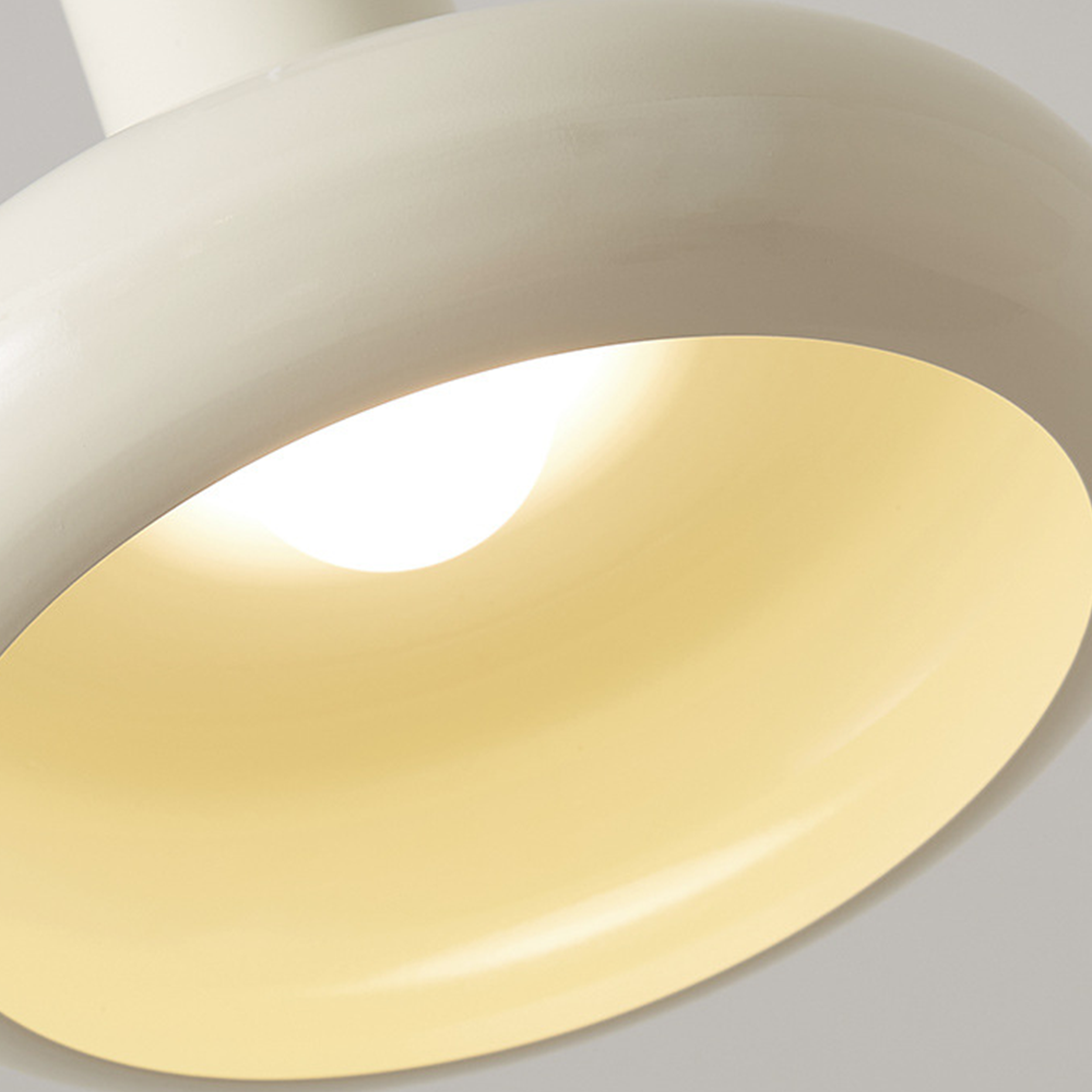 Bauhaus Puck Creamy Pendant Light Fixture - Stylish Modern Illumination for Contemporary Interiors and Elegant Spaces