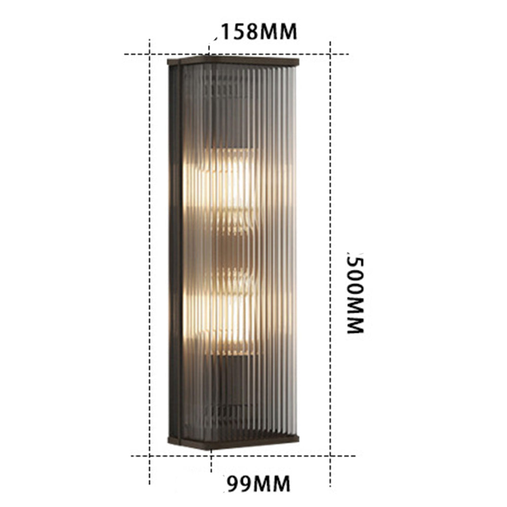 Sleek Grey Contemporary Outdoor Wall Light - Modern Design for Stylish Garden and Patio Illumination