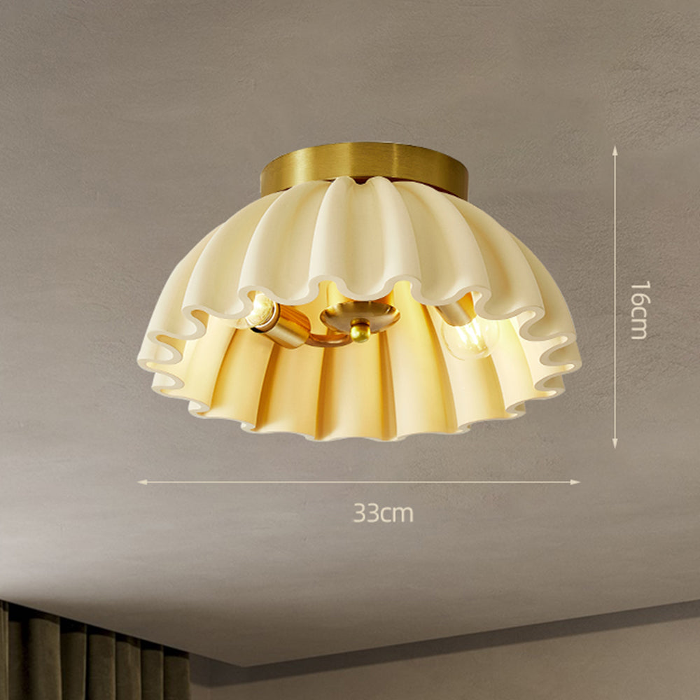 Nordic Modern Resin Ceiling Light for Entrance Hallway - Stylish Illumination Fixture for Contemporary Homes