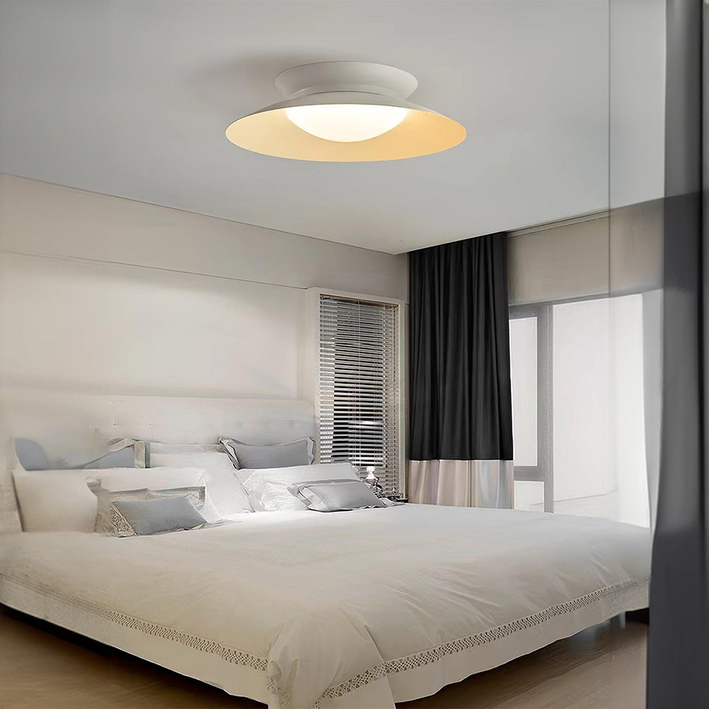 Elegant Semi Flush Ceiling Light Fixture for Modern Interiors - Stylish and Simple Lighting Solution for Home Decor