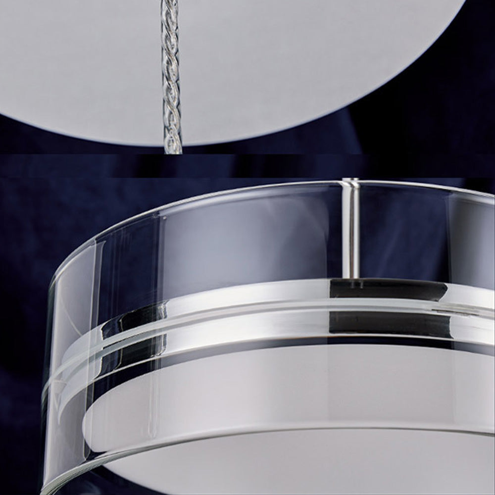 Contemporary Round Pendant Light Fixture - Stylish Modern Hardware for Elegant Home Illumination