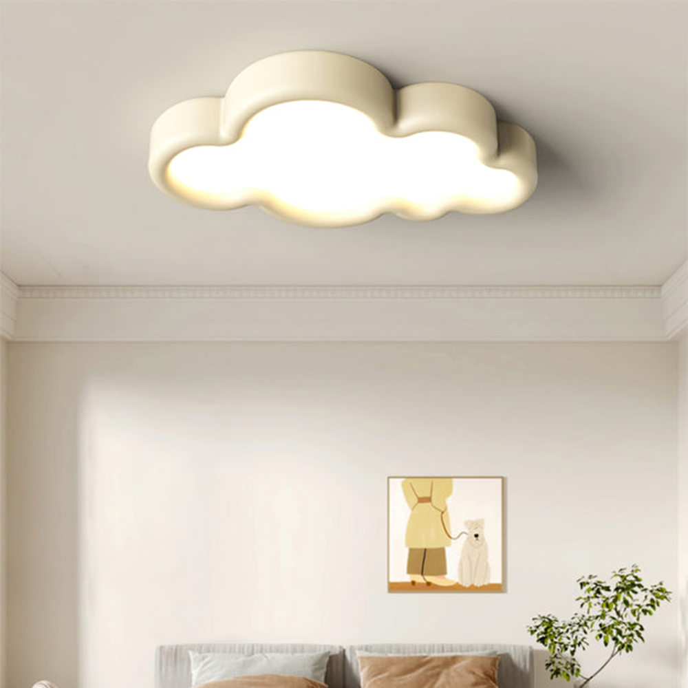 Crown Cloud Contemporary Ceiling Light Fixture for Bedrooms - Stylish Modern Lighting Solution for Home Interiors