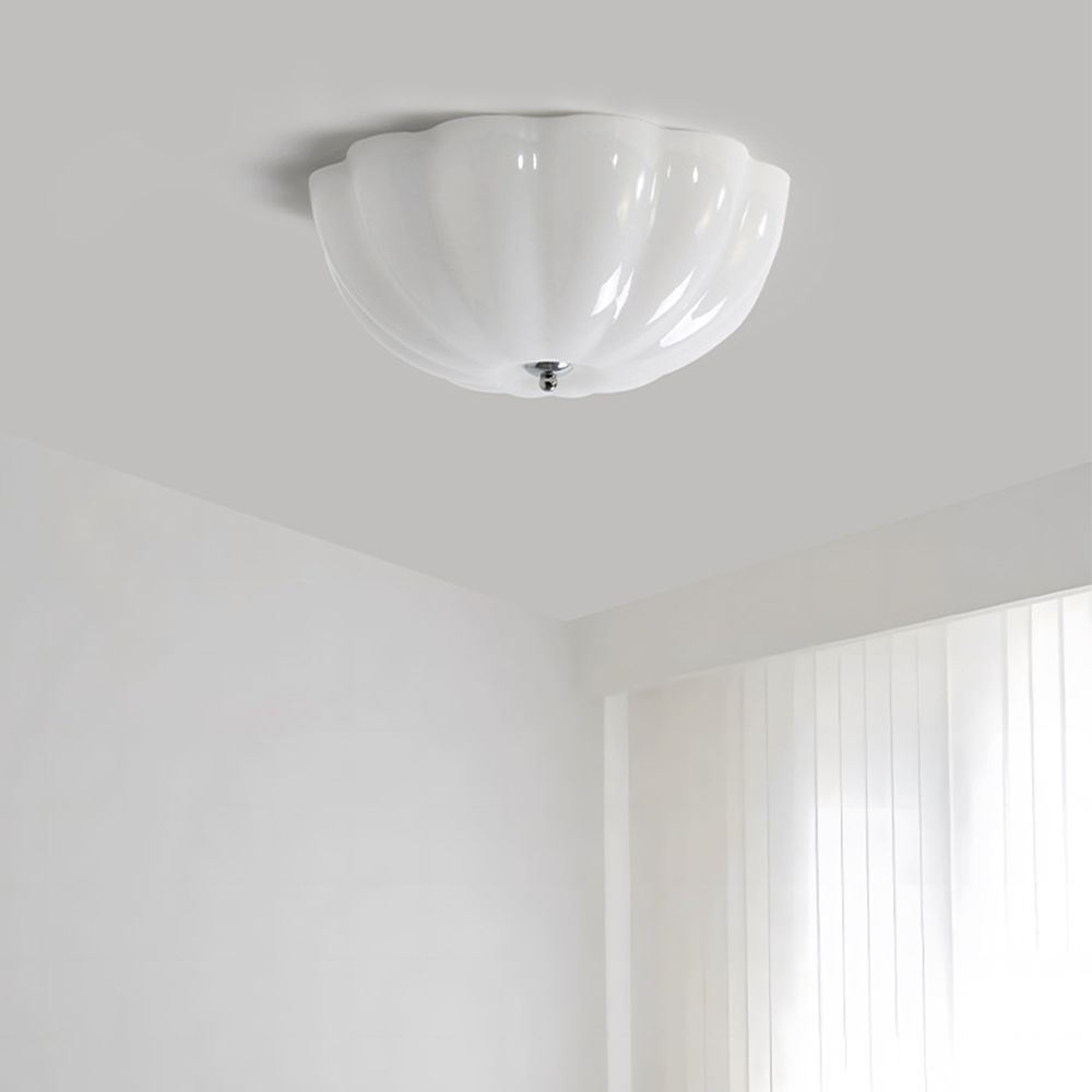 Elegant Cream Style LED Ceiling Light for Bedrooms - Modern Illumination Fixture with Soft Glow for a Cozy Atmosphere