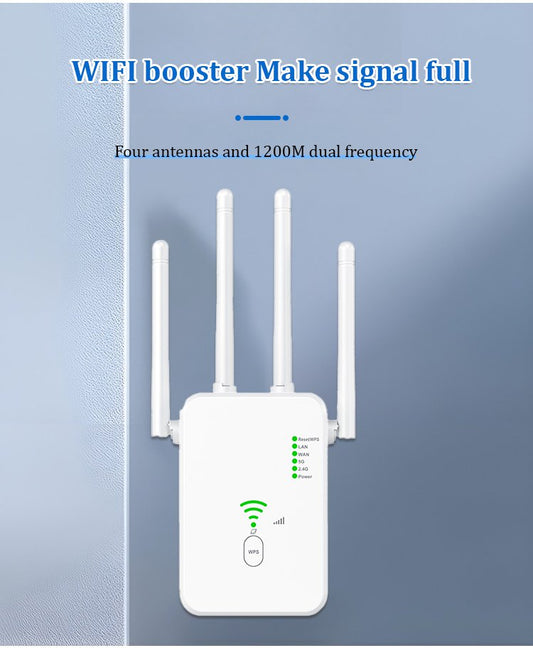 WiFiBoost – Dual-Band Signal Extender