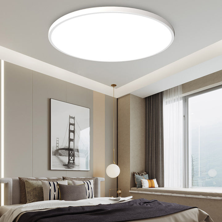 Sleek Minimalist Round LED Ceiling Light Fixture for Modern Home Interiors – Energy Efficient and Stylish Illumination