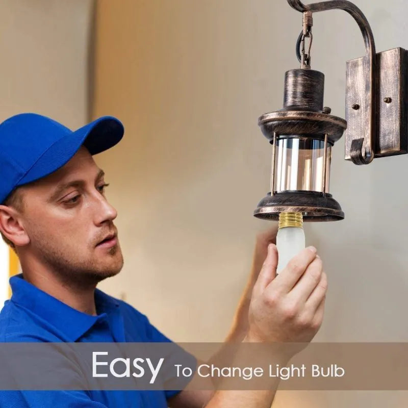 Applique murale vintage en métal style industriel