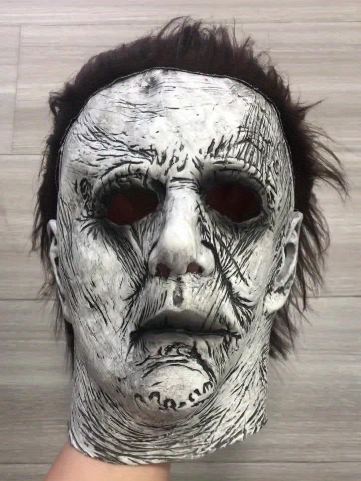 Men's Scary Horror Halloween Costume Mask | Full-Head Realistic
