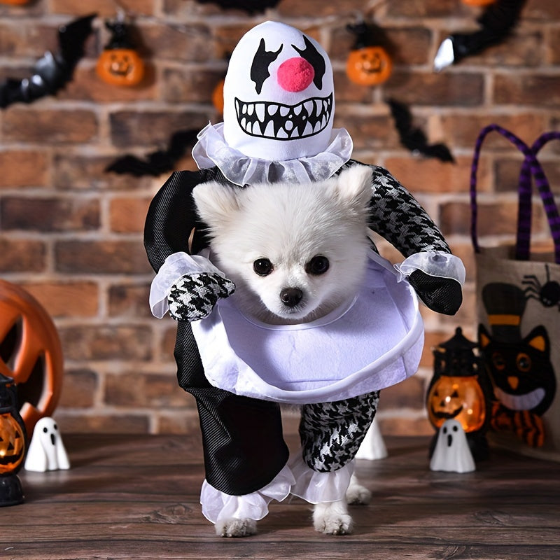 Costume di Halloween divertente e spaventoso per cane | Abito piccolo per passeggiare
