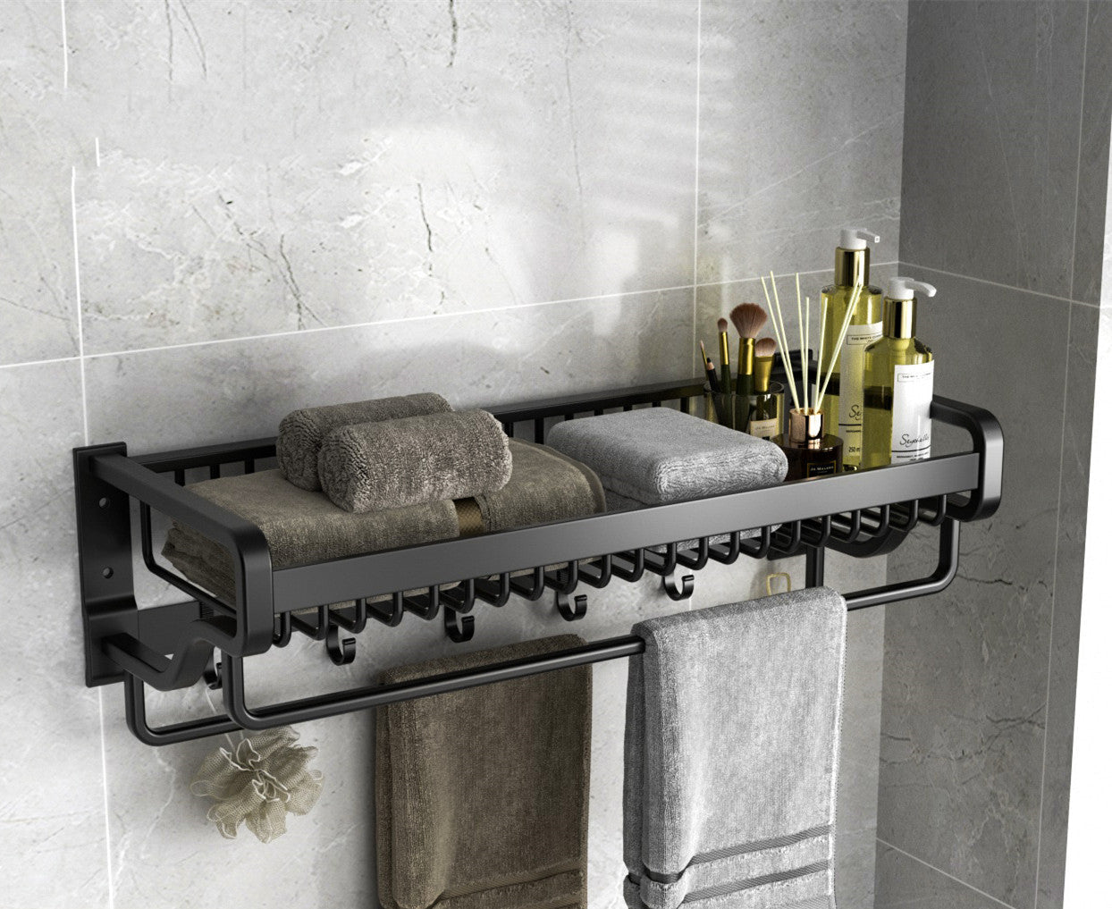 ShelfMate – Wall-Mounted Bathroom Organizer