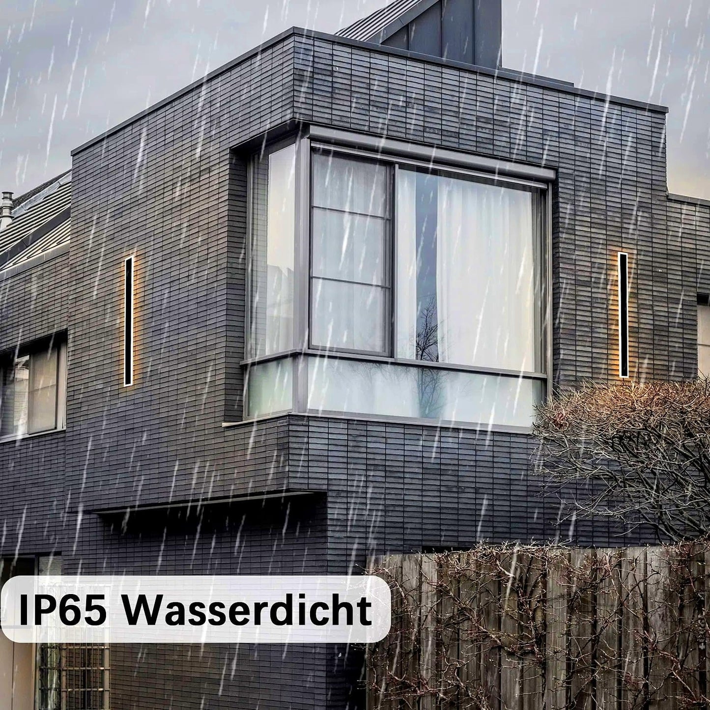 Outdoor LED Wall Light Modern Dimmable Strip