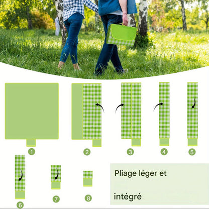 Couverture de pique-nique imperméable tapis pliable d'extérieur