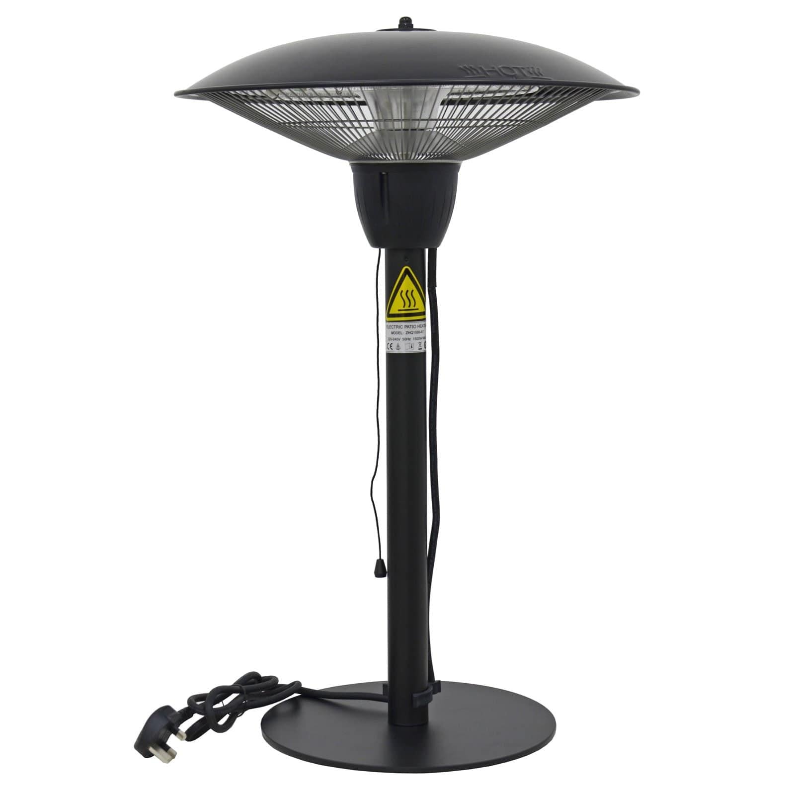 Calefactor Eléctrico para Patio con Diseño de Mesa