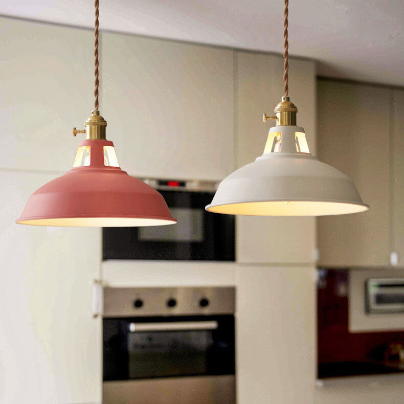 Pendant Light Industrial Metal Colourful Ceiling Lamp