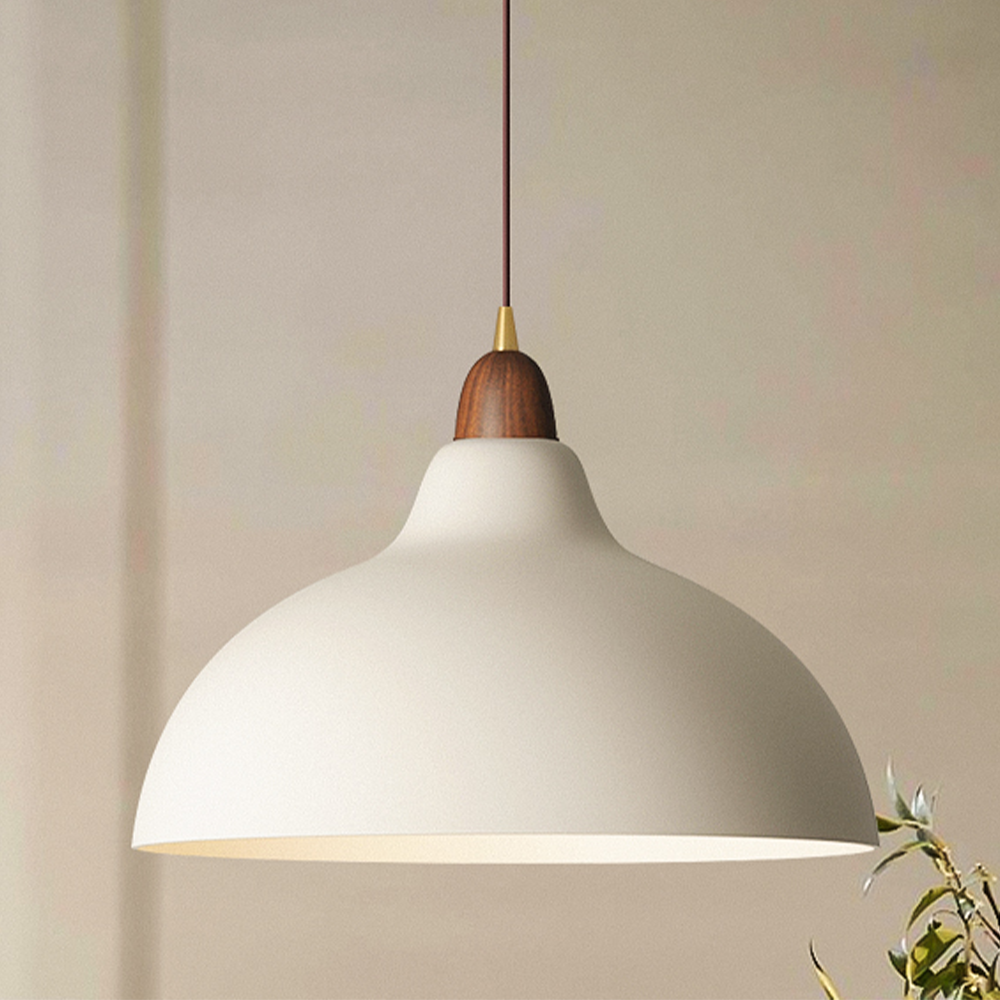 Nordic Luxury White Pendant Light for Kitchen - Elegant Hanging Ceiling Fixture for Modern Home Décor