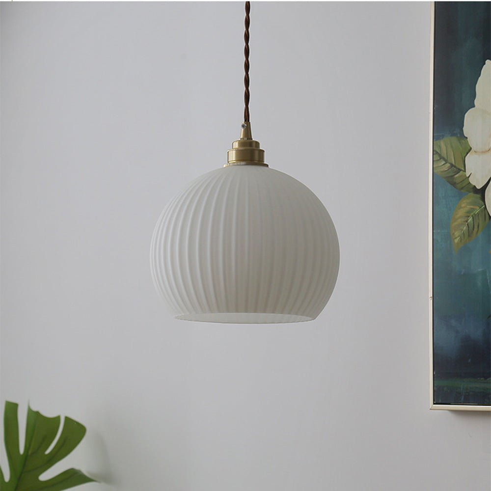 Contemporary Glass Pendant Light for Kitchen - Stylish Hanging Lamp to Illuminate Your Cooking Space with Elegance