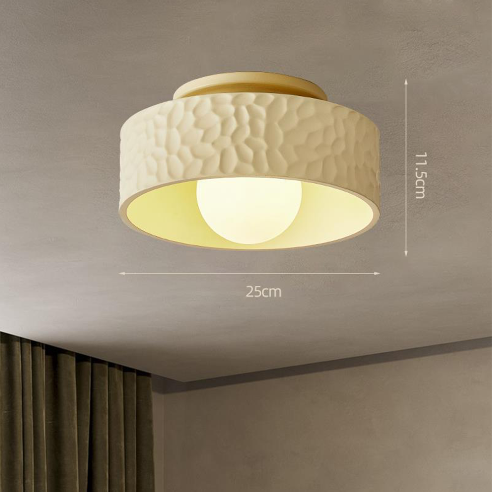 Wabi-Sabi Inspired Ceiling Lamp - Elegant Simple Light Fixture for Living Room Ambience and Aesthetic Enhancement