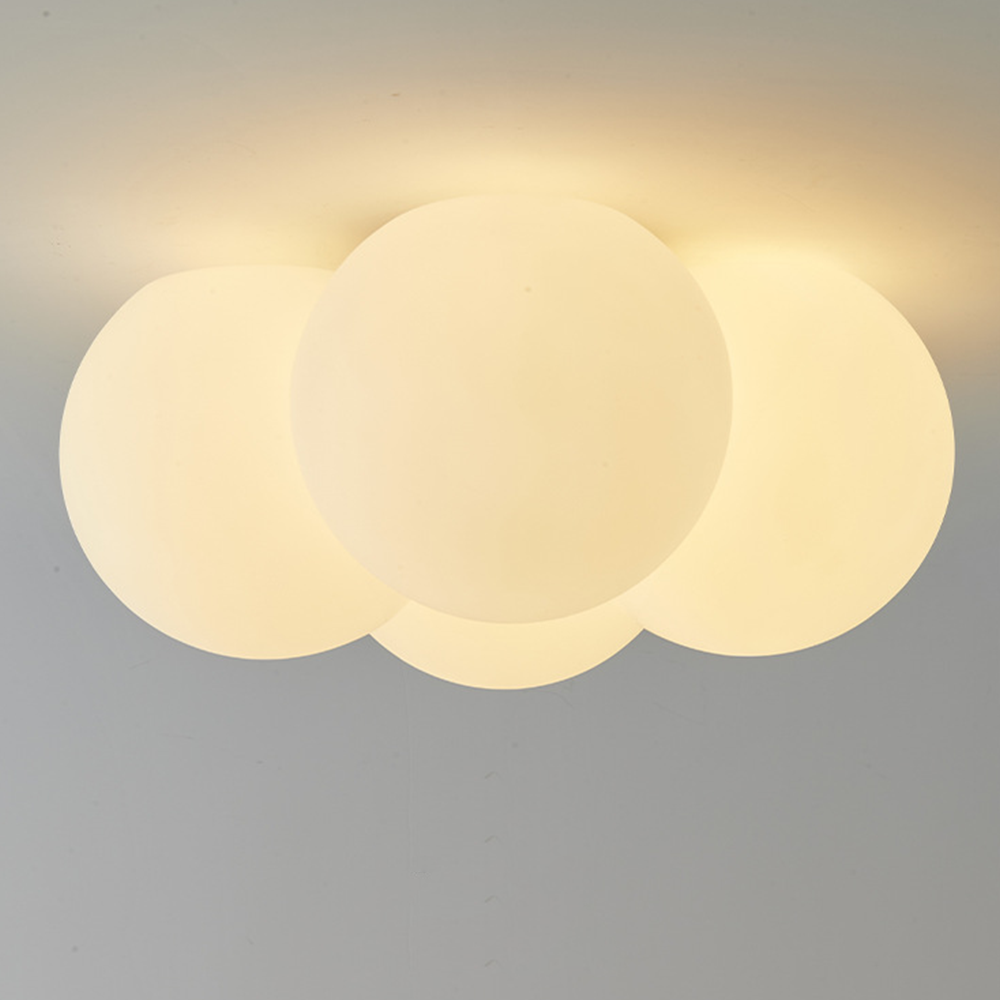 Nordic Cloud LED Ceiling Lights - Warm Ambient Lighting for Stylish Home Interiors and Modern Spaces