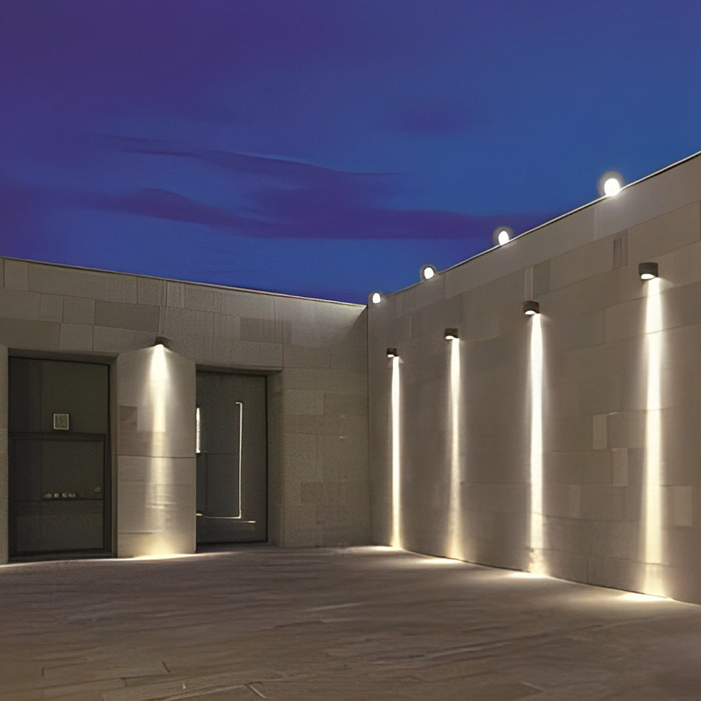 Aplique de pared para exterior moderno, foco LED impermeable