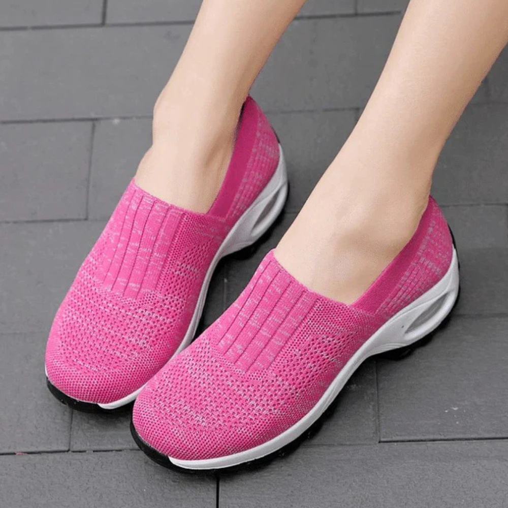 Women Running Platform Shoes Sneakers Arch Support Grip