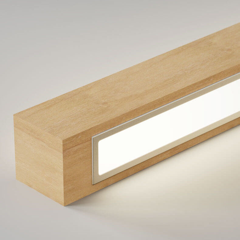 Wandleuchten Minimalistisches Holz LED-Leuchte