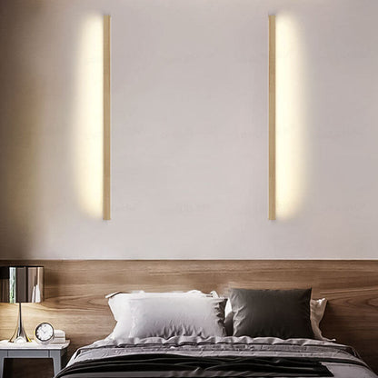 Wall Lights Minimalist Wooden LED Fixture