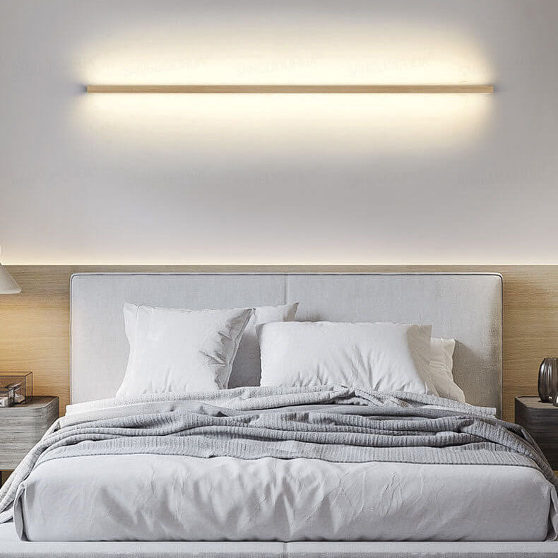 Wandleuchten Minimalistisches Holz LED-Leuchte