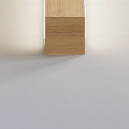 Wall Lights Minimalist Wooden LED Fixture