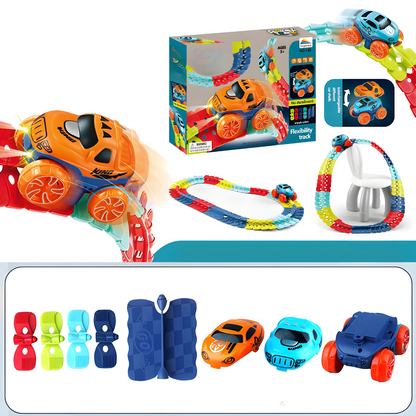 Toy Car Flexible Racing Track Set
