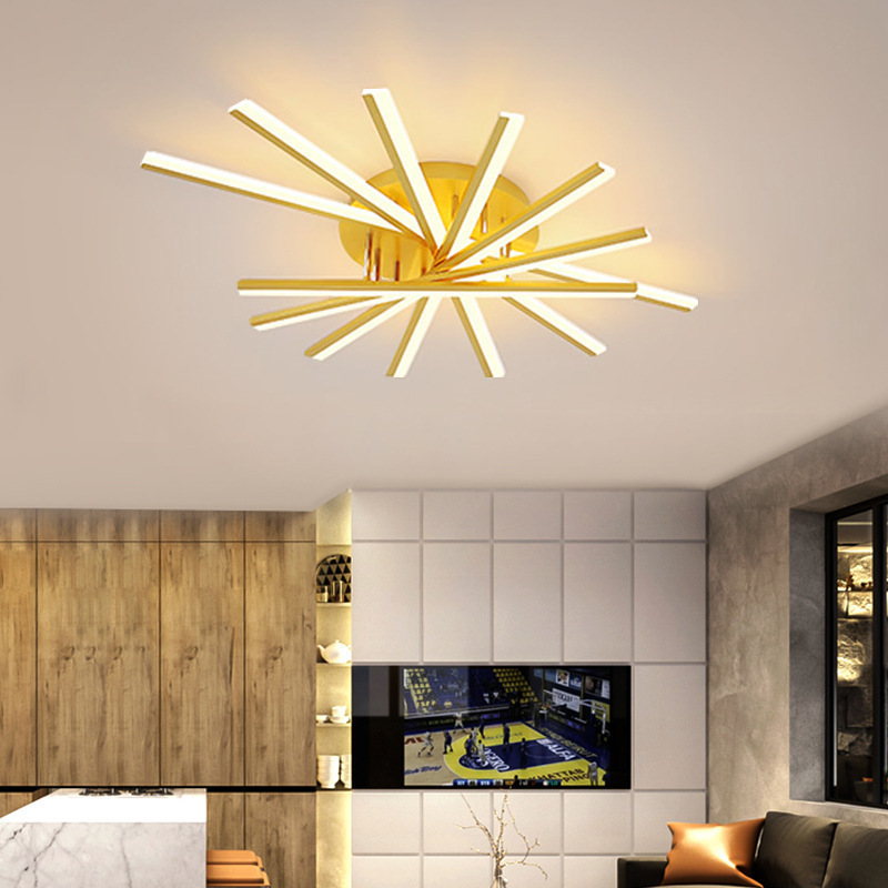 Nordic Minimalist Metal LED Ceiling Light: Stylish Creative Illumination for Modern Interiors