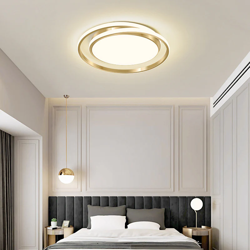 Sleek Minimalist LED Circular Ceiling Light - Modern Design for Elegant Home Illumination and Energy Efficiency