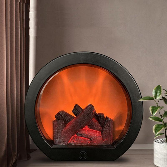FlameGlow – Flameless LED Fireplace Lantern