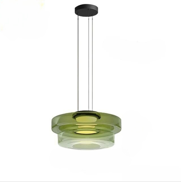 Contemporary Round Glass Pendant Light Fixture – Stylish Modern Lighting for Home Interiors and Elegant Spaces