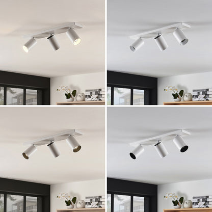 Spots de plafond Blanc Aluminium Lampe réglable