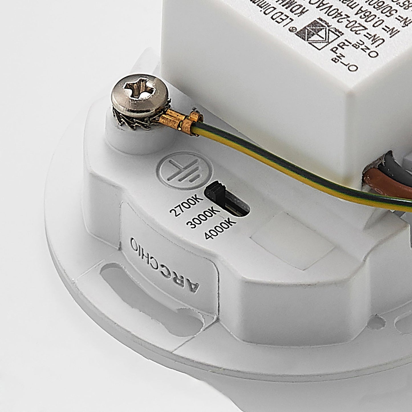 Wall Light Modern White LED Recessed Fixture